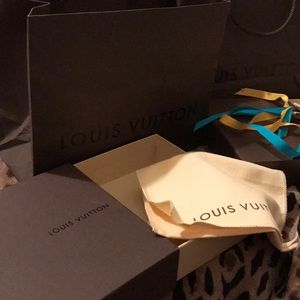 2 Authentic Louis Vuitton bags, boxes & dusters.
